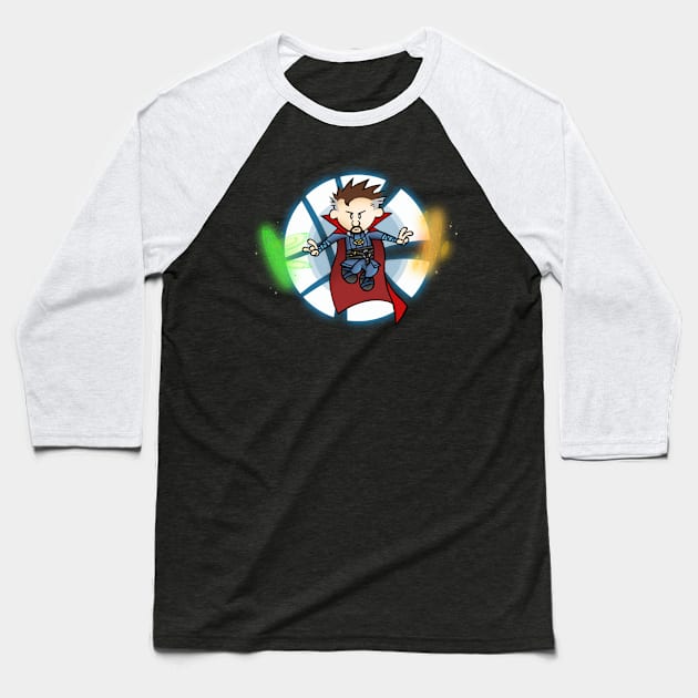 Calvin Strange Baseball T-Shirt by Apgar Arts